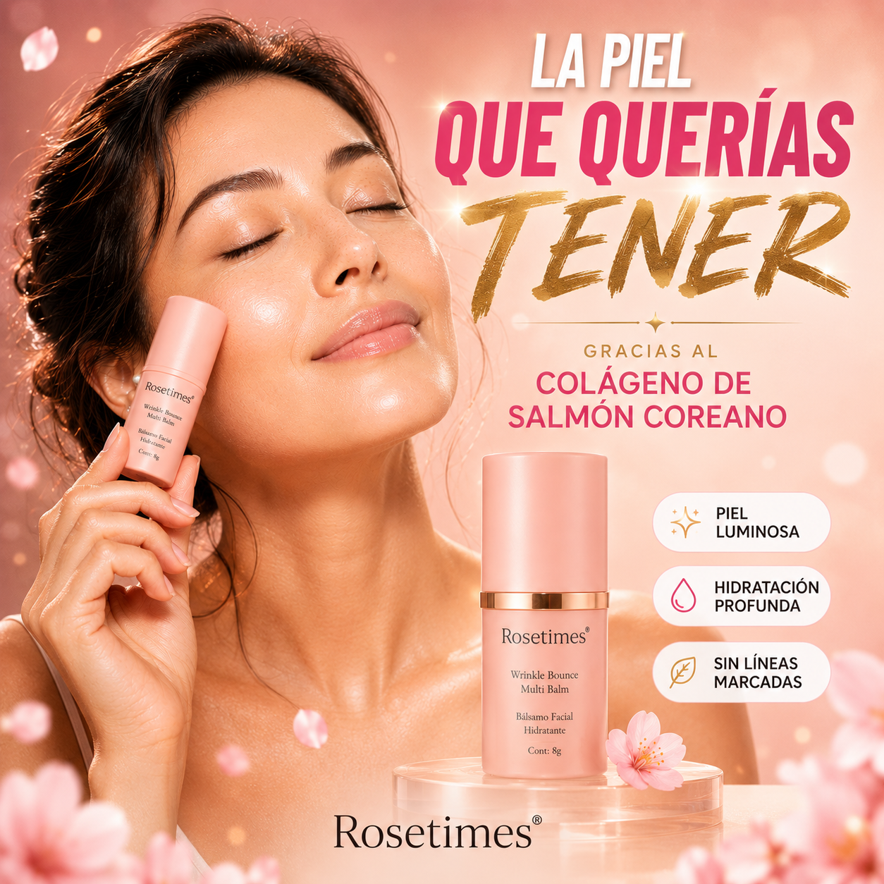 Bálsamo Facial Hidratante Antiarrugas