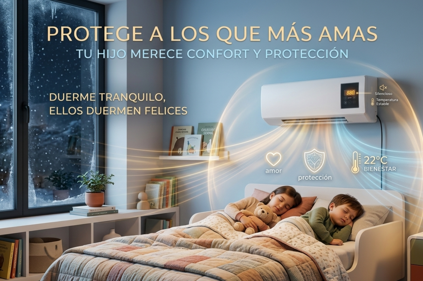 Calorcito™ Climatizador - Calor inteligente, cero complicaciones