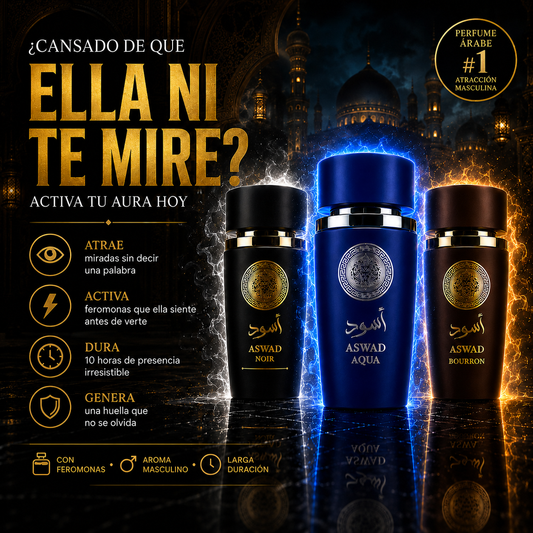 AL ASWAD PARFUMS® - PERFUMES ÁRABES CON FEROMONAS