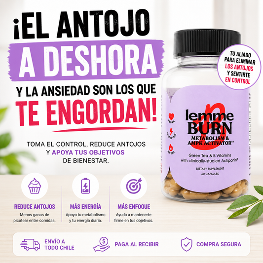 LEMME BURN® - FRENA LA COMIDA A DESHORA QUE TE IMPIDE BAJAR DE PESO
