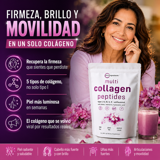 Multi Collagen Peptides® - Lo que tu piel, cabello y uñas necesitan en un solo colágeno