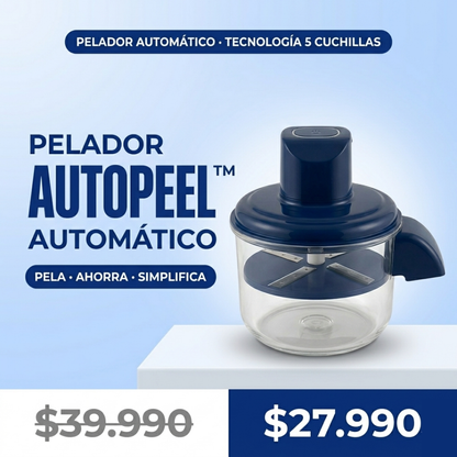 AutoPeel™ - Pela alimentos en segundos, sin ensuciar, sin desperdiciar