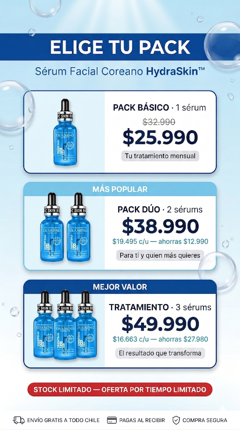 Oferta Serum HydraSkin con perfume de regalo